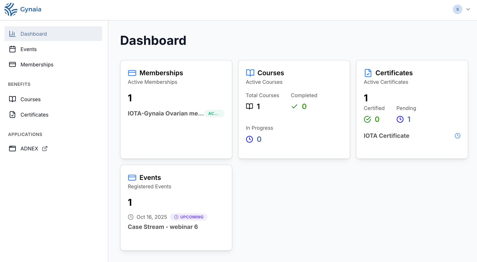 2025SEP24 - member dashboard